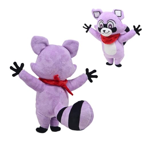 Indigo Park Plush Toy, Rambley The Raccoon Plushies - Cute Raccoon Stuffed Animal Doll for Game Lovers, Kids and Fans