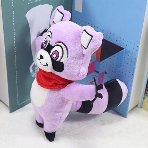 Indigo Park Plush Toy, Rambley The Raccoon Plushies - Cute Raccoon Stuffed Animal Doll for Game Lovers, Kids and Fans