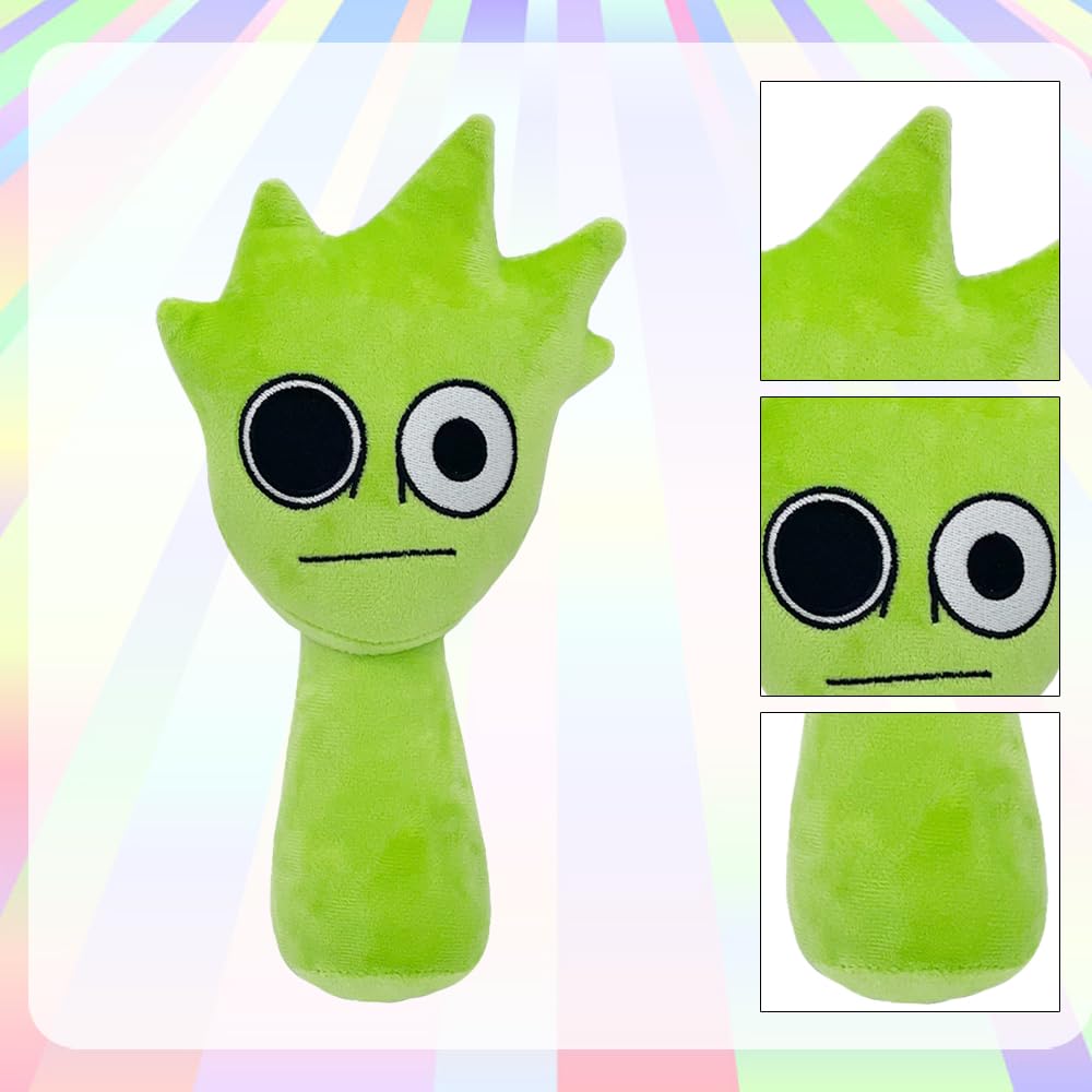 Sprunki Plush - Cute Cartoon Plush Toy, Soft Stuffed Figure for Kids and Adults, Perfect for Playtime, Room Decor, and Unique Gift Choice for Kids