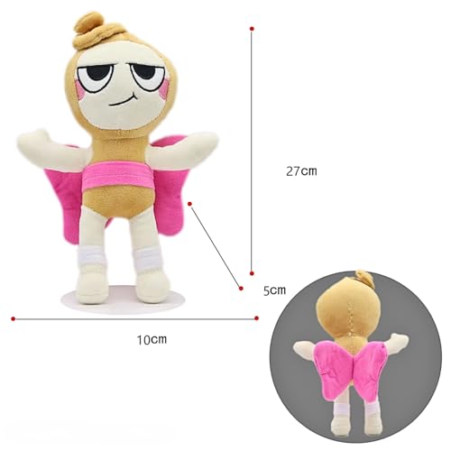 Dandy's World Plush - 14'' Poppy Plush Toy, Pillow Home Stuffed Doll for Kids and Adults, Halloween Christmas Birthday Choice for Boys Girls(Poppy)