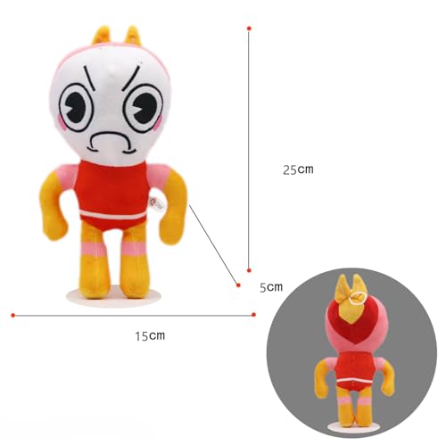 Dandy's World Plush - 14'' Poppy Plush Toy, Pillow Home Stuffed Doll for Kids and Adults, Halloween Christmas Birthday Choice for Boys Girls(Poppy)
