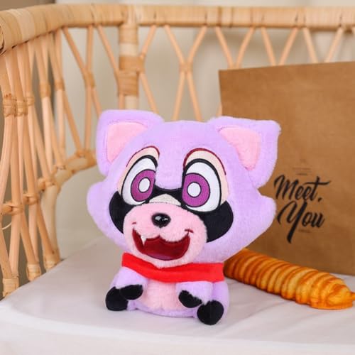 Indigo Park Plush Toy, Rambley The Raccoon Plushies - Cute Raccoon Stuffed Animal Doll for Game Lovers, Kids and Fans