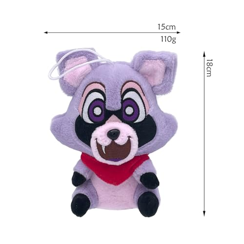 Indigo Park Plush Toy, Rambley The Raccoon Plushies - Cute Raccoon Stuffed Animal Doll for Game Lovers, Kids and Fans