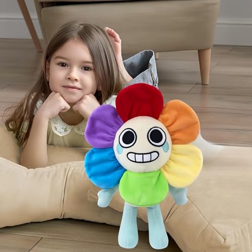 Dandy's World Plush - 14'' Poppy Plush Toy, Pillow Home Stuffed Doll for Kids and Adults, Halloween Christmas Birthday Choice for Boys Girls(Poppy)