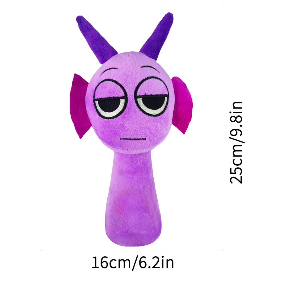 Sprunki Plush Toy, 10" Cute & Funny Sprunki Plushies for Sprunki Game Fans, Super Soft Collectible Stuffed Toy
