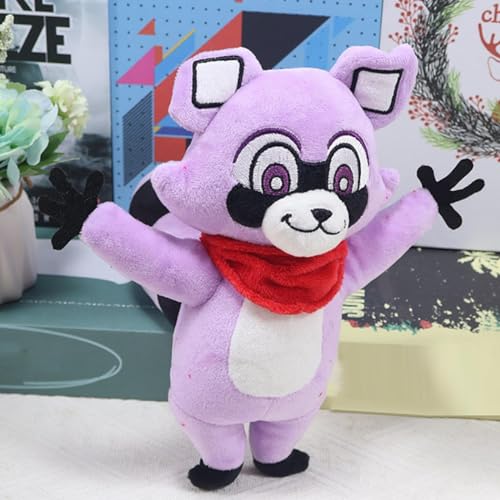 Indigo Park Plush Toy, Rambley The Raccoon Plushies - Cute Raccoon Stuffed Animal Doll for Game Lovers, Kids and Fans