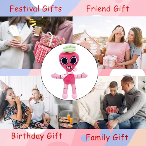 Dandy's World Plush - 14'' Poppy Plush Toy, Pillow Home Stuffed Doll for Kids and Adults, Halloween Christmas Birthday Choice for Boys Girls(Poppy)