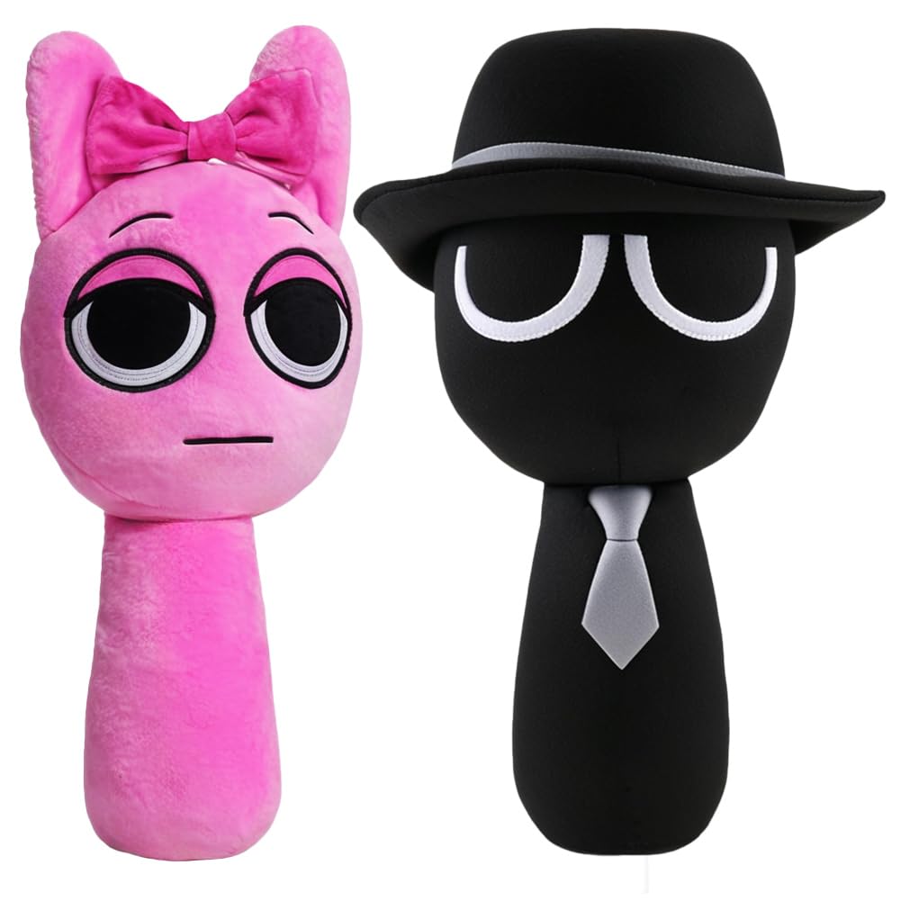 Sprunki Plush Toy, 10" Cute & Funny Sprunki Plushies for Sprunki Game Fans, Super Soft Collectible Stuffed Toy