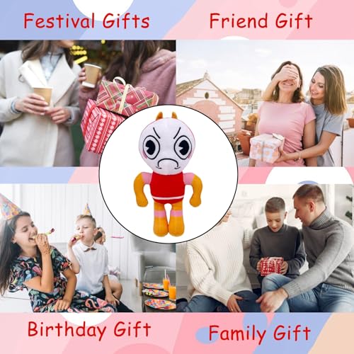 Dandy's World Plush - 14'' Poppy Plush Toy, Pillow Home Stuffed Doll for Kids and Adults, Halloween Christmas Birthday Choice for Boys Girls(Poppy)