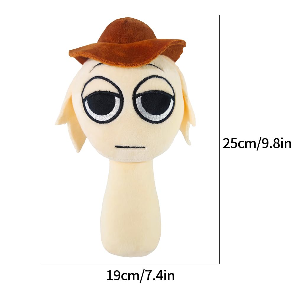 Sprunki Plush Toy, 10" Cute & Funny Sprunki Plushies for Sprunki Game Fans, Super Soft Collectible Stuffed Toy