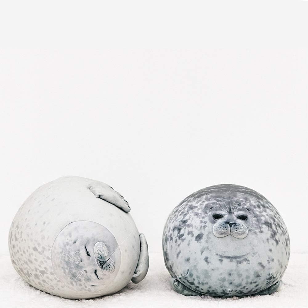 MerryXD Chubby Blob Seal Pillow,Stuffed Cotton Plush Animal Toy Cute Ocean Large(23.6 in)