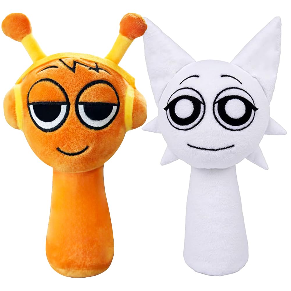 Sprunki Plush Toy, Pyramixed Sprunki Plushies for Sprunki Incredibox Games Phase 1, Phase 5, Phase 1-10 Baby Fans, Super Soft Collectible Wenda Stuffed Toy, Valentine's Day Birthday Gifts for Boys Girls and Kids