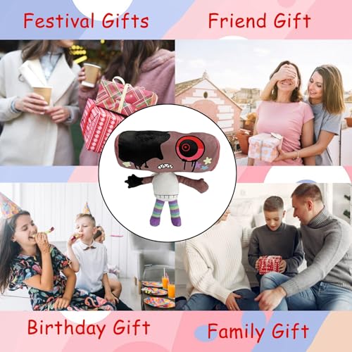 Dandy's World Plush - 14'' Poppy Plush Toy, Pillow Home Stuffed Doll for Kids and Adults, Halloween Christmas Birthday Choice for Boys Girls(Poppy)