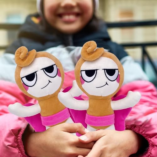 Dandy's World Plush - 14'' Poppy Plush Toy, Pillow Home Stuffed Doll for Kids and Adults, Halloween Christmas Birthday Choice for Boys Girls(Poppy)
