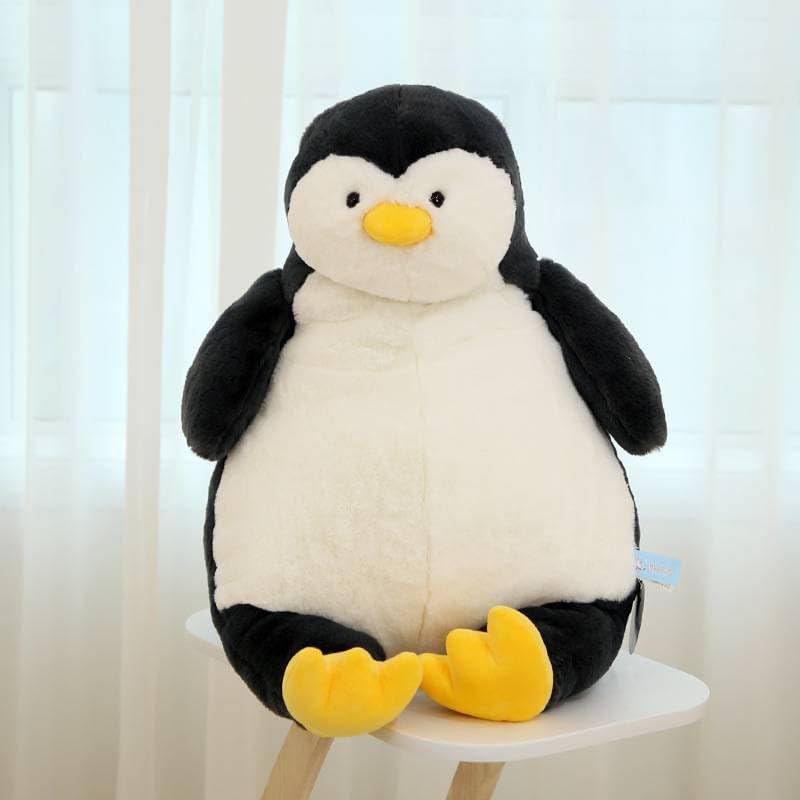 ARELUX 22in Large Penguin Plush Stuffed Animal Hugging Pillow:Soft Giant Sleeping Body Warm Fluffy Pillow Adorable Chubby Plushie Toy Creative Dormitory