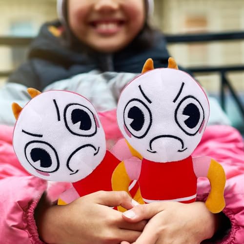 Dandy's World Plush - 14'' Poppy Plush Toy, Pillow Home Stuffed Doll for Kids and Adults, Halloween Christmas Birthday Choice for Boys Girls(Poppy)