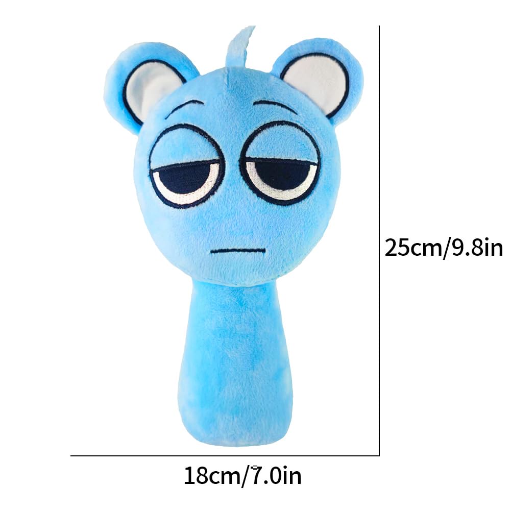 Sprunki Plush Toy, 10" Cute & Funny Sprunki Plushies for Sprunki Game Fans, Super Soft Collectible Stuffed Toy