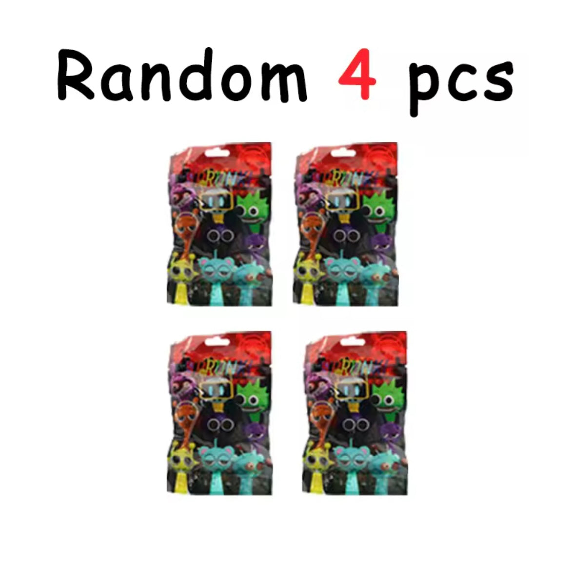 Sprunki Plush Amazon Action Figures Mystery Box, Sprunki Mystery Box (10 Pack)