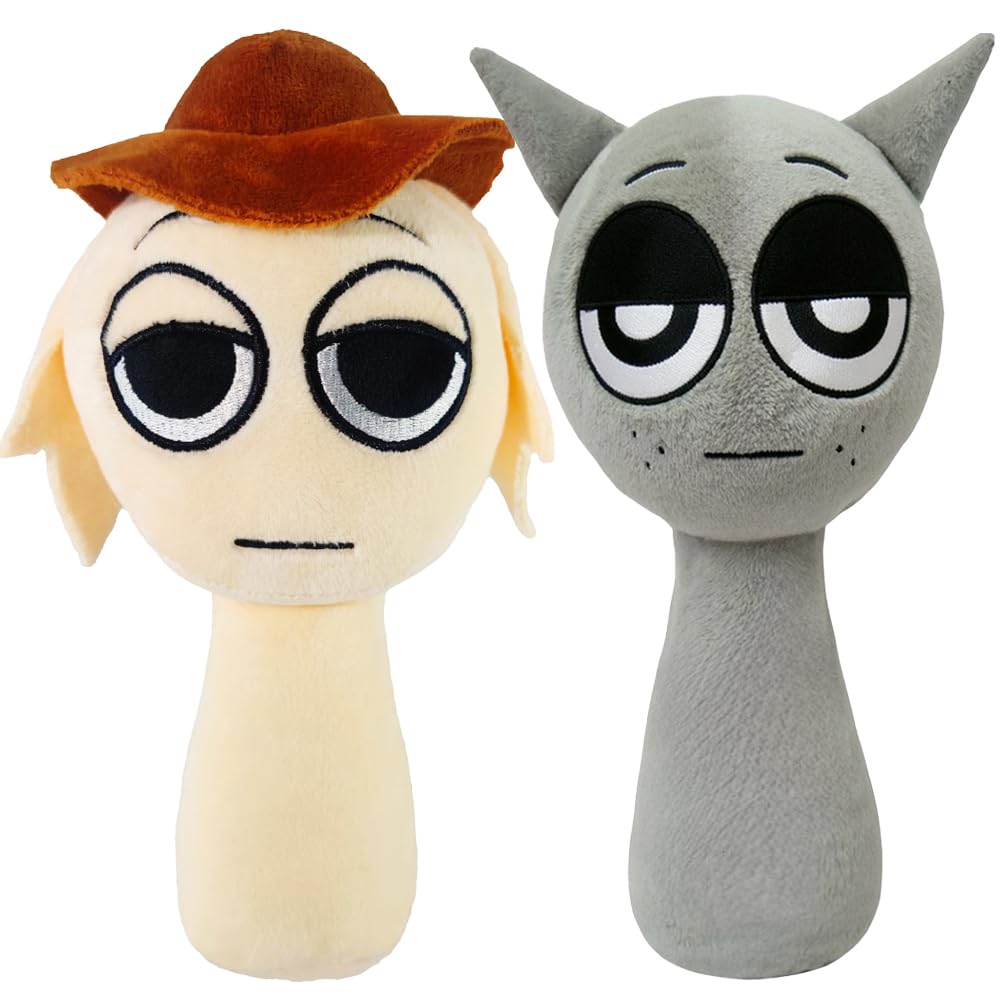 Sprunki Plush Toy, 10" Cute & Funny Sprunki Plushies for Sprunki Game Fans, Super Soft Collectible Stuffed Toy