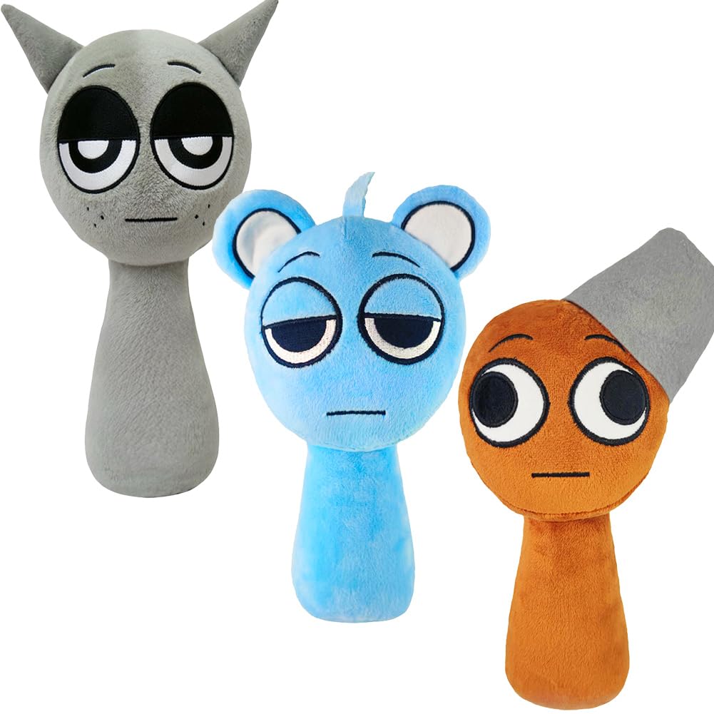 Sprunki Plush Toy, 10" Cute & Funny Sprunki Plushies for Sprunki Game Fans, Super Soft Collectible Stuffed Toy