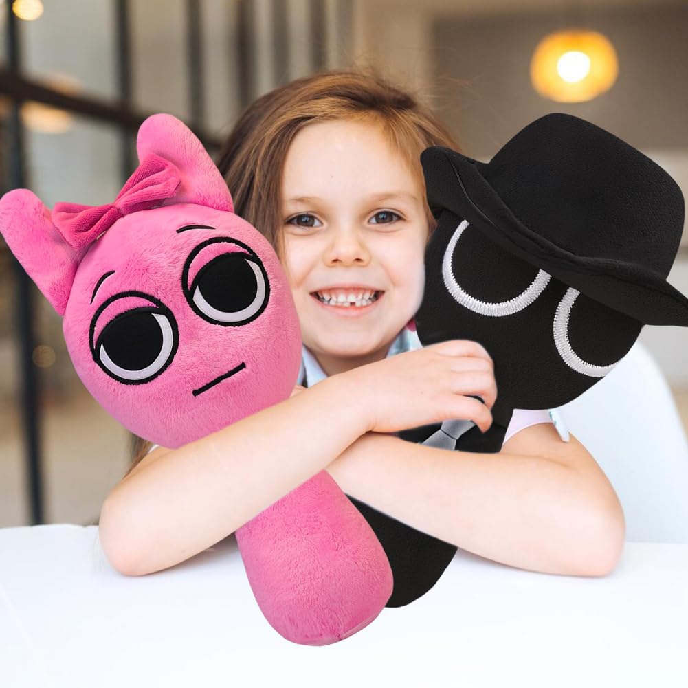 Sprunki Plush Toy, 10" Cute & Funny Sprunki Plushies for Sprunki Game Fans, Super Soft Collectible Stuffed Toy