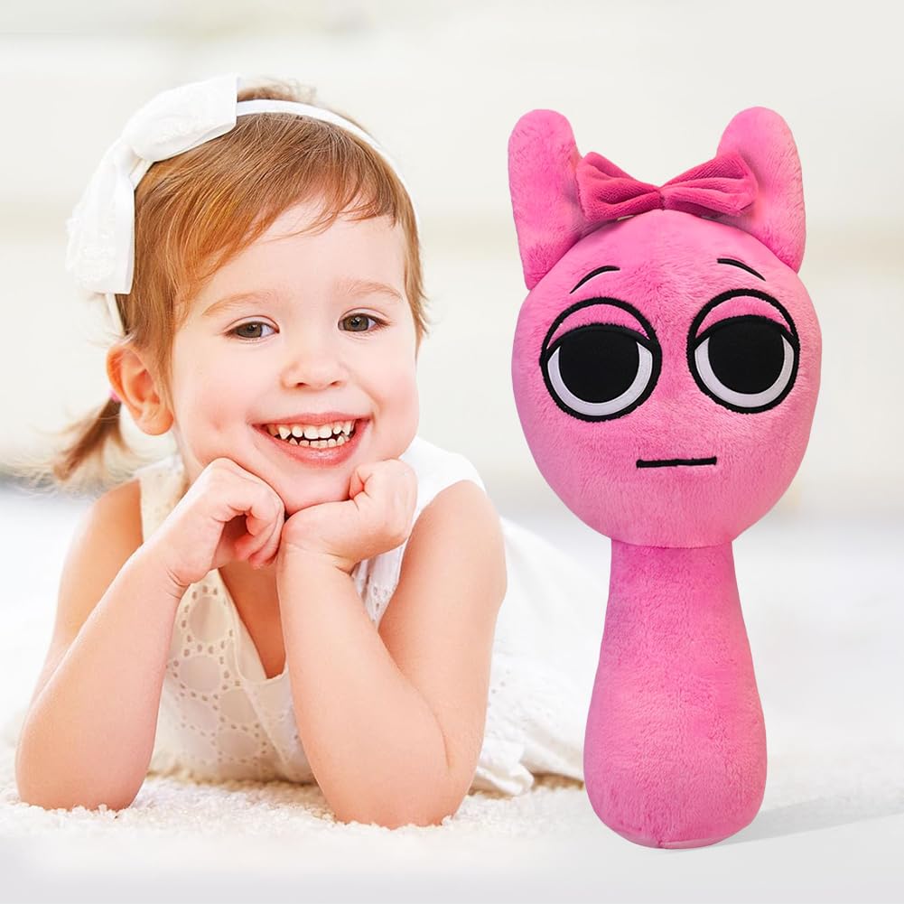 Sprunki Plush Toy, 10" Cute & Funny Sprunki Plushies for Sprunki Game Fans, Super Soft Collectible Stuffed Toy