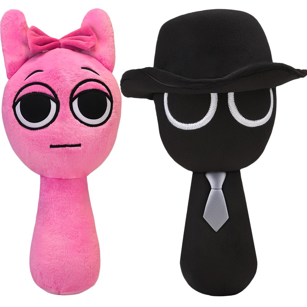 Sprunki Plush Toy, 10" Cute & Funny Sprunki Plushies for Sprunki Game Fans, Super Soft Collectible Stuffed Toy