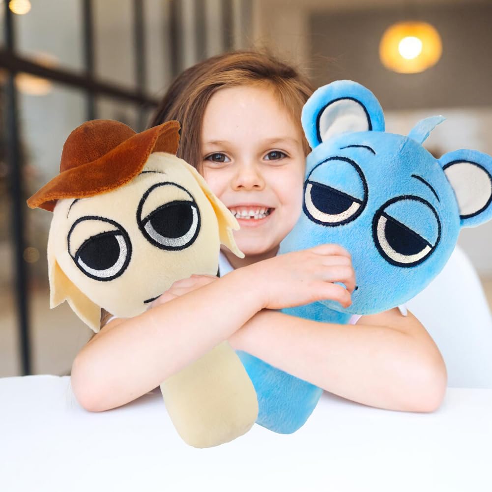 Sprunki Plush Toy, Pyramixed Sprunki Plushies for Sprunki Incredibox Games Phase 1, Phase 5, Phase 1-10 Baby Fans, Super Soft Collectible Wenda Stuffed Toy, Valentine's Day Birthday Gifts for Boys Girls and Kids