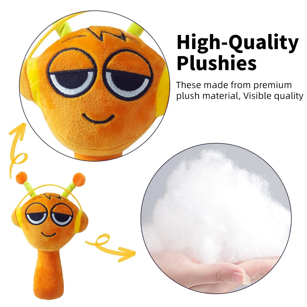 Sprunki Plush Toy, 10" Cute & Funny Sprunki Plushies for Sprunki Game Fans, Super Soft Collectible Stuffed Toy