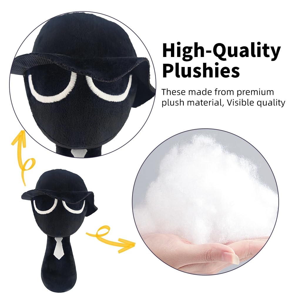 Sprunki Plush Toy, Pyramixed Sprunki Plushies for Sprunki Incredibox Games Phase 1, Phase 5, Phase 1-10 Baby Fans, Super Soft Collectible Wenda Stuffed Toy, Valentine's Day Birthday Gifts for Boys Girls and Kids