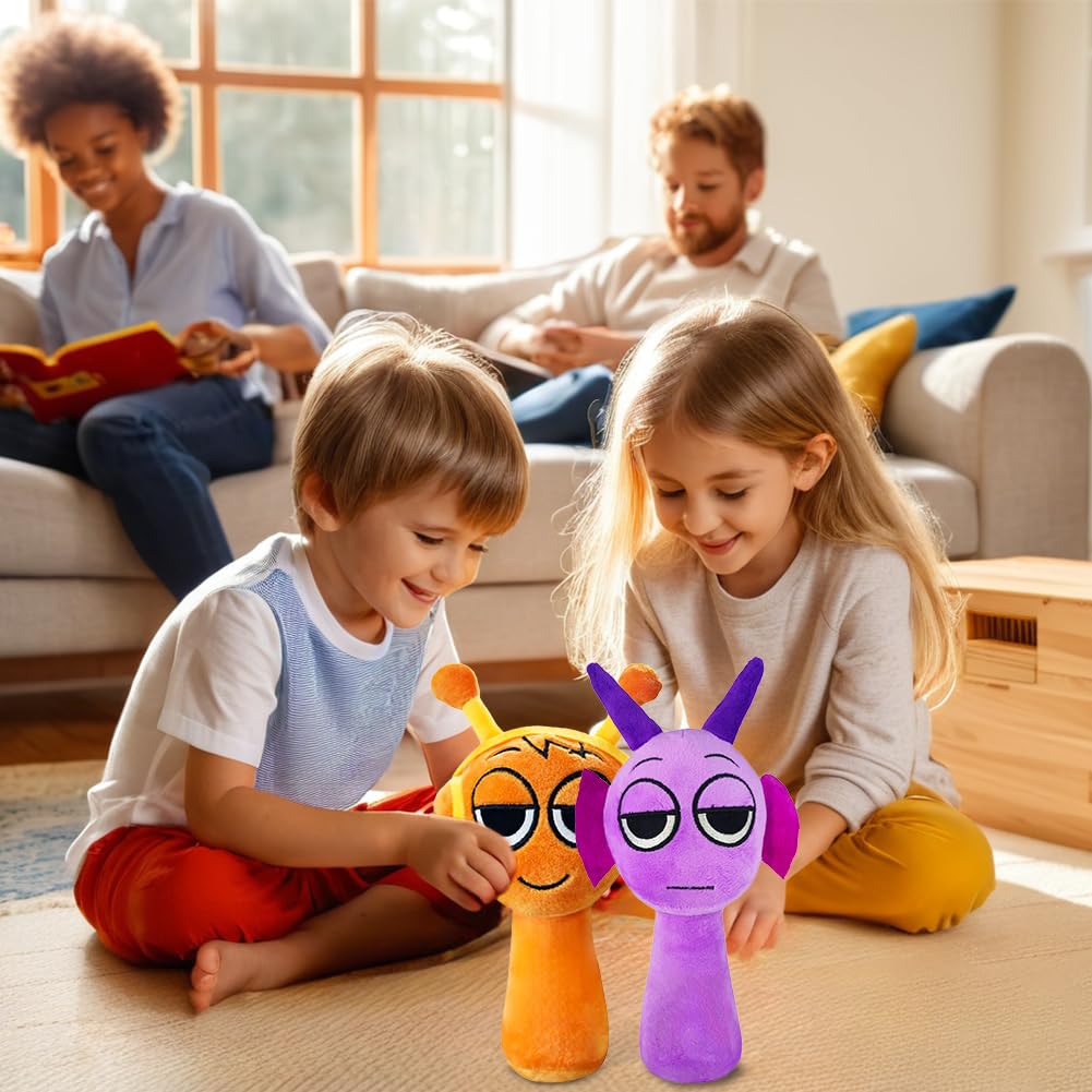Sprunki Plush Toy, 10" Cute & Funny Sprunki Plushies for Sprunki Game Fans, Super Soft Collectible Stuffed Toy