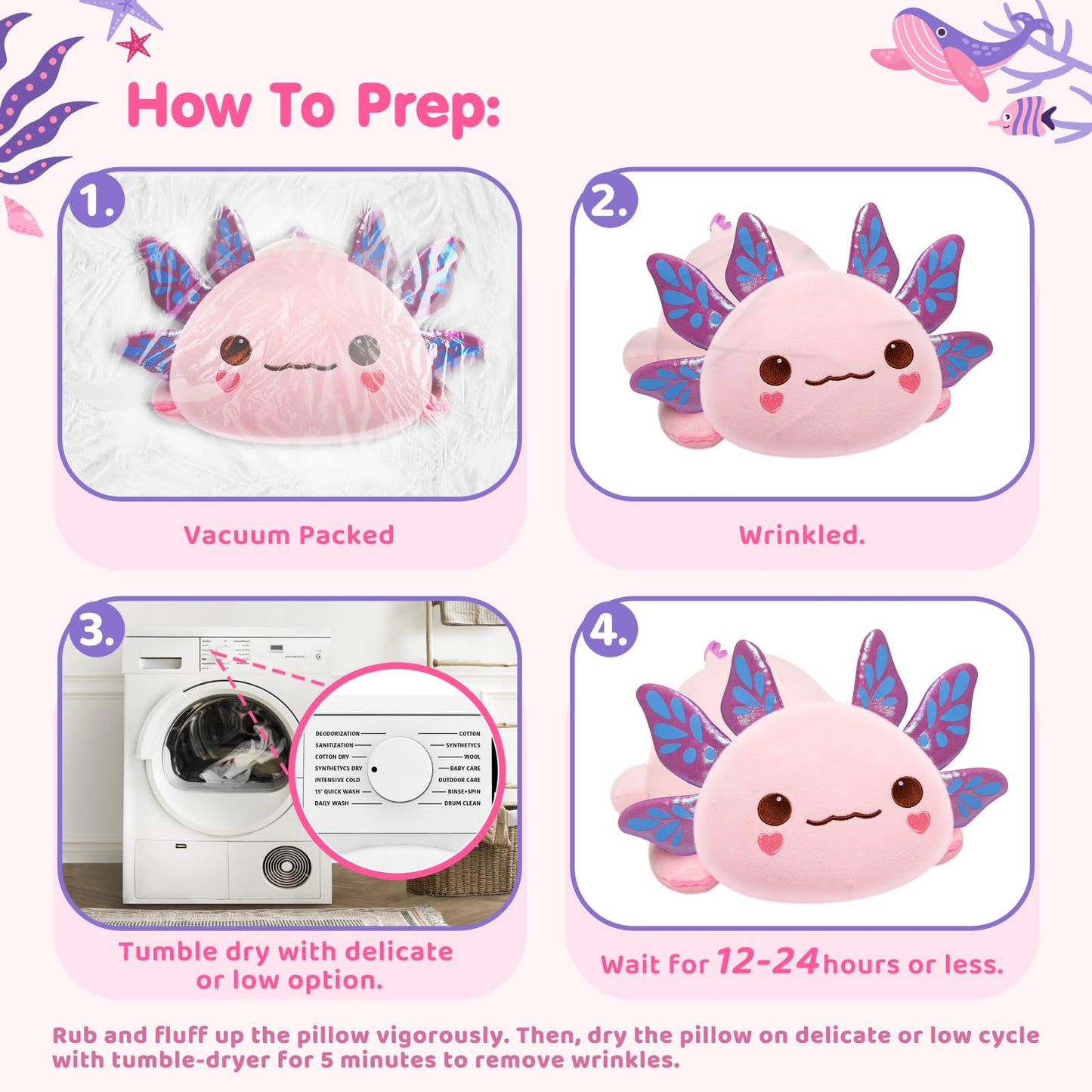 Mewaii Cute Black Cat Plush Pillow, Kawaii Plushies Black Cat Stuffed Animals, Squishy Plushies, Cuddle Plush Pillow for Kids & Girls (13 Inch)