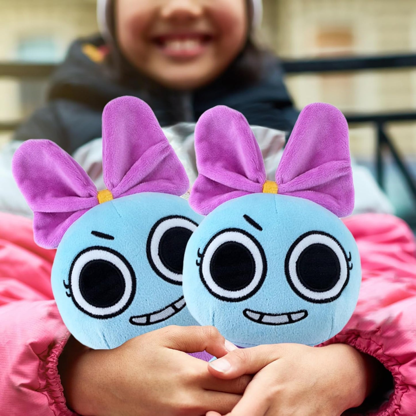 Dandy's World Plush - 14'' Poppy Plush Toy, Pillow Home Stuffed Doll for Kids and Adults, Halloween Christmas Birthday Choice for Boys Girls(Poppy)