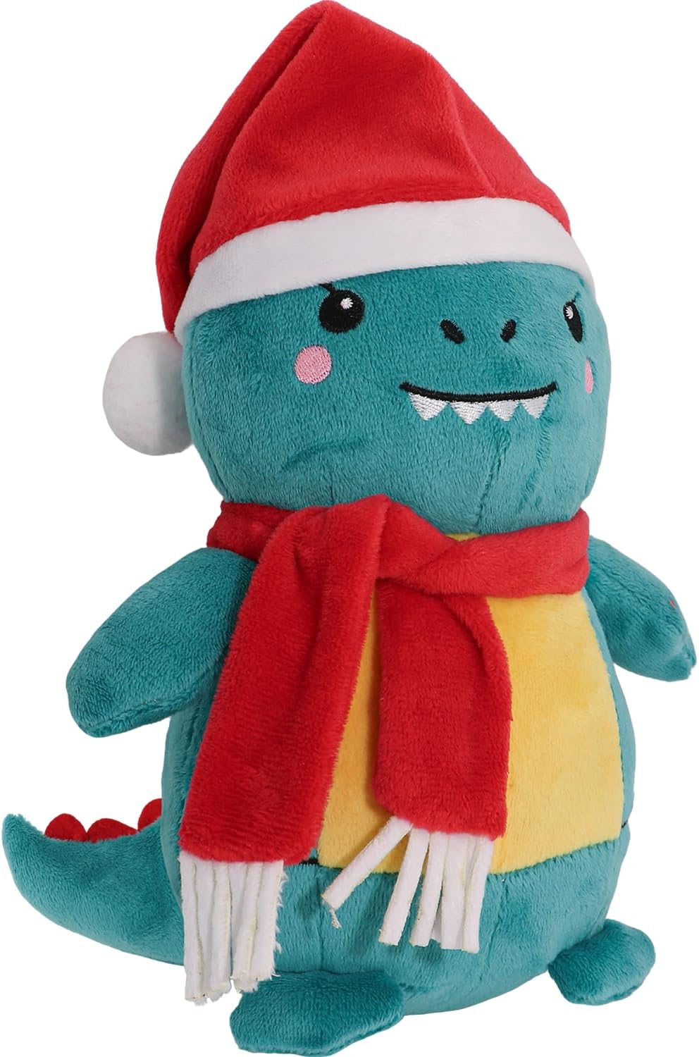 Christmas Dinosaur Plush,Dinosaur Stuffed Animals Toys,Christmas Stuffed Animal Soft Dino Plushie Birthday Gifts for Kids Girls Boys