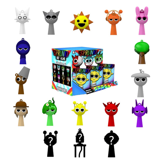 Sprunki Plush Amazon Action Figures Mystery Box, Sprunki Mystery Box (10 Pack)