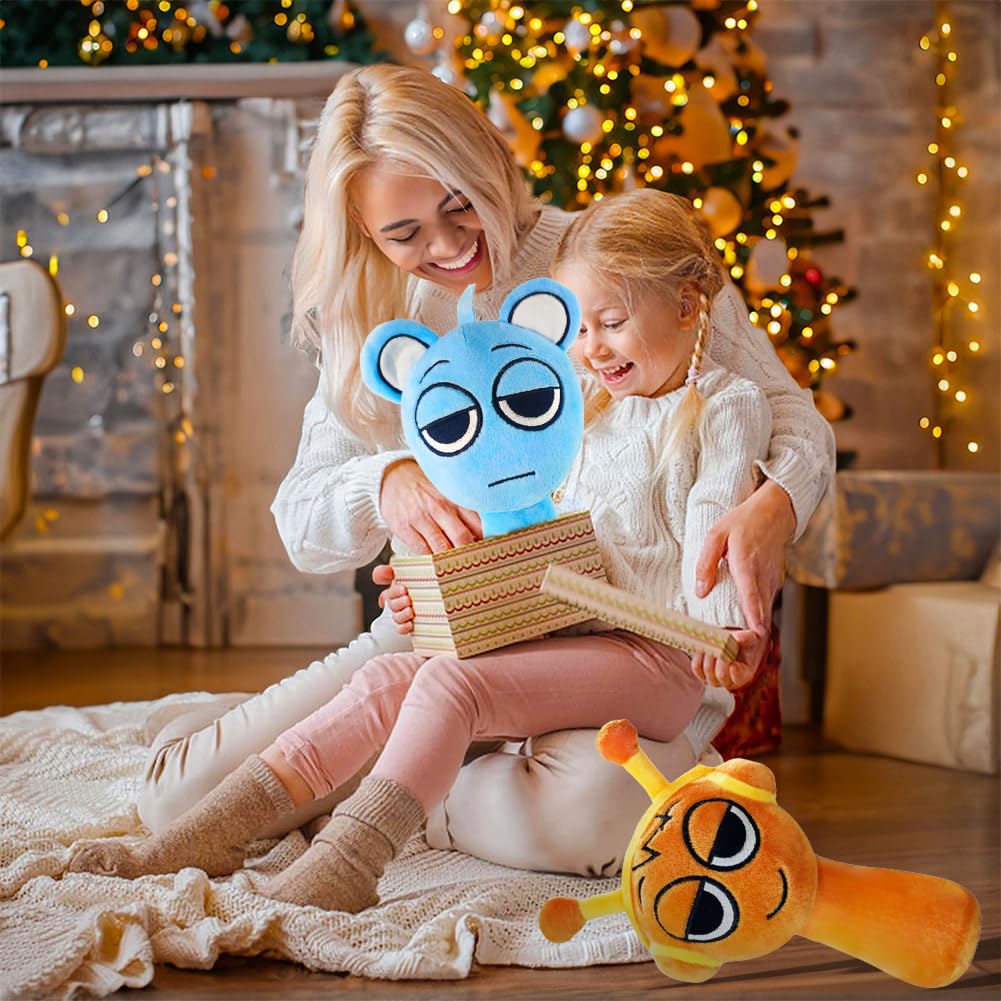 Sprunki Plush Toy, 10" Cute & Funny Sprunki Plushies for Sprunki Game Fans, Super Soft Collectible Stuffed Toy