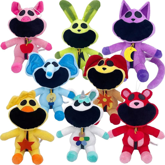 Smiling Critters Plush Toys from Poppy Playtime - Bobby Teddy Bear Hug Bubba Bubbaphant CraftyCorn DogDay Hoppy Hopscotch KickinChicken Picky CatNap Poppy Playtime Chapter 3