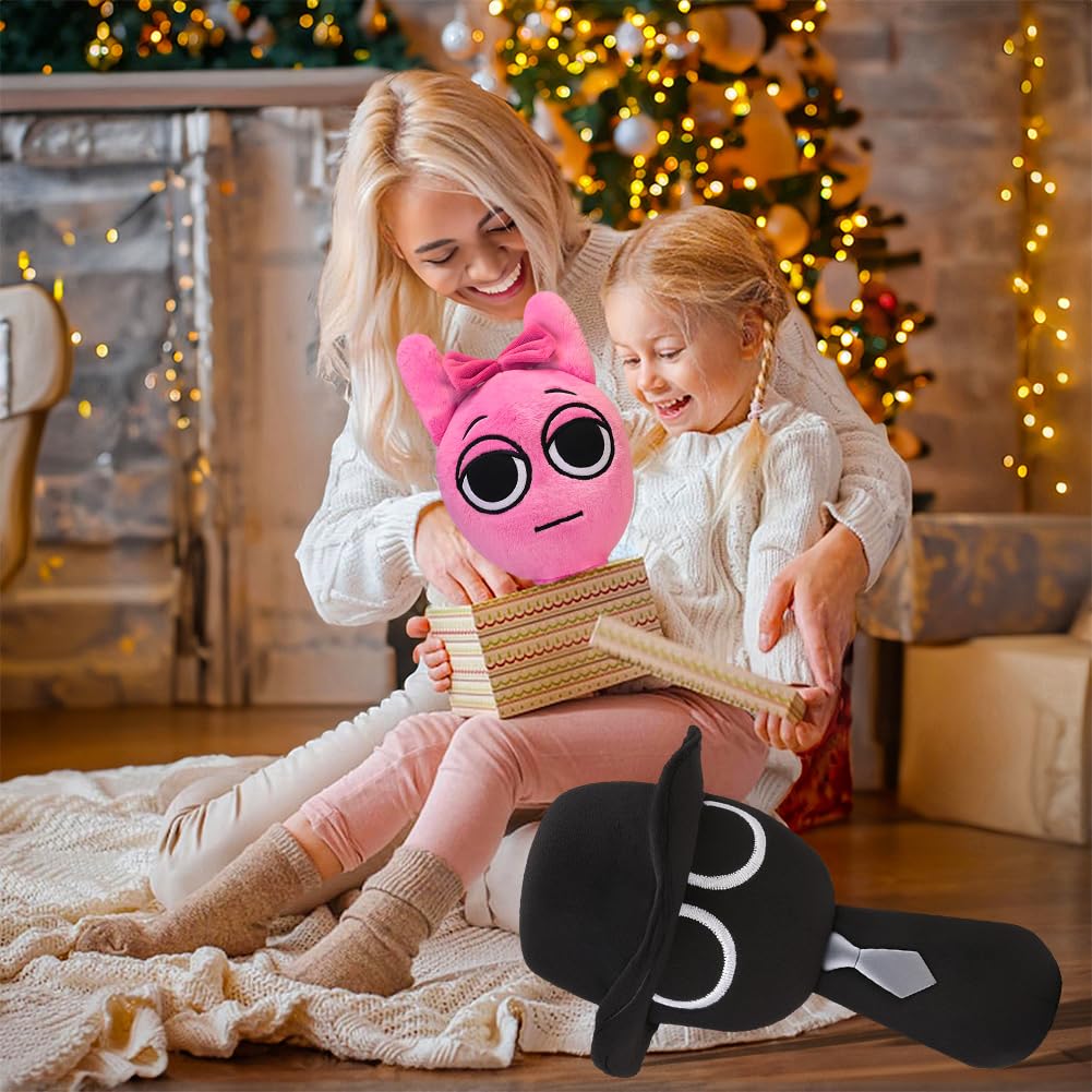 Sprunki Plush Toy, 10" Cute & Funny Sprunki Plushies for Sprunki Game Fans, Super Soft Collectible Stuffed Toy