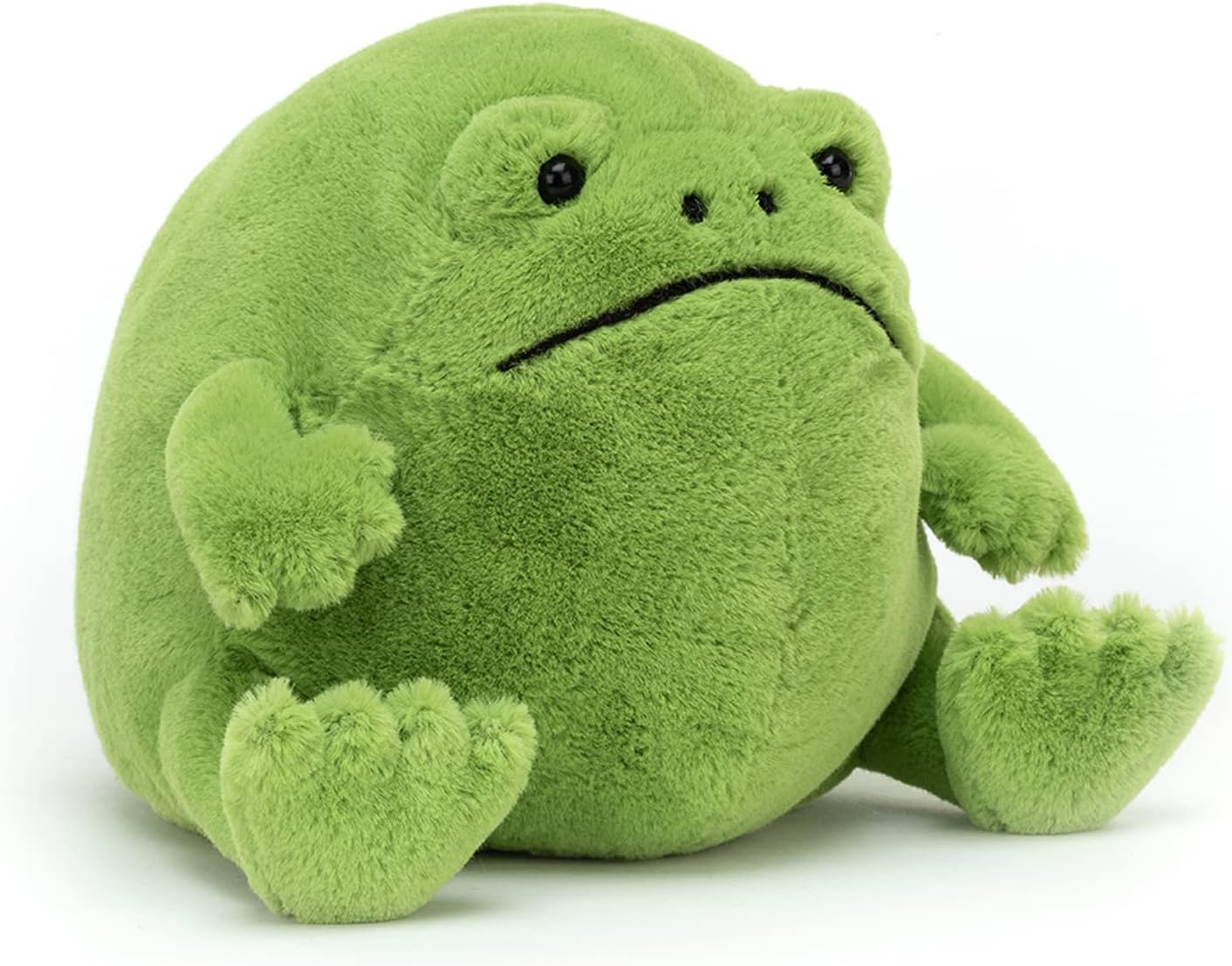 Jellycat Ricky Rain Frog Stuffed Animal, Medium 7 inches - Amphibian Plush Toy - Classic Children's Gift