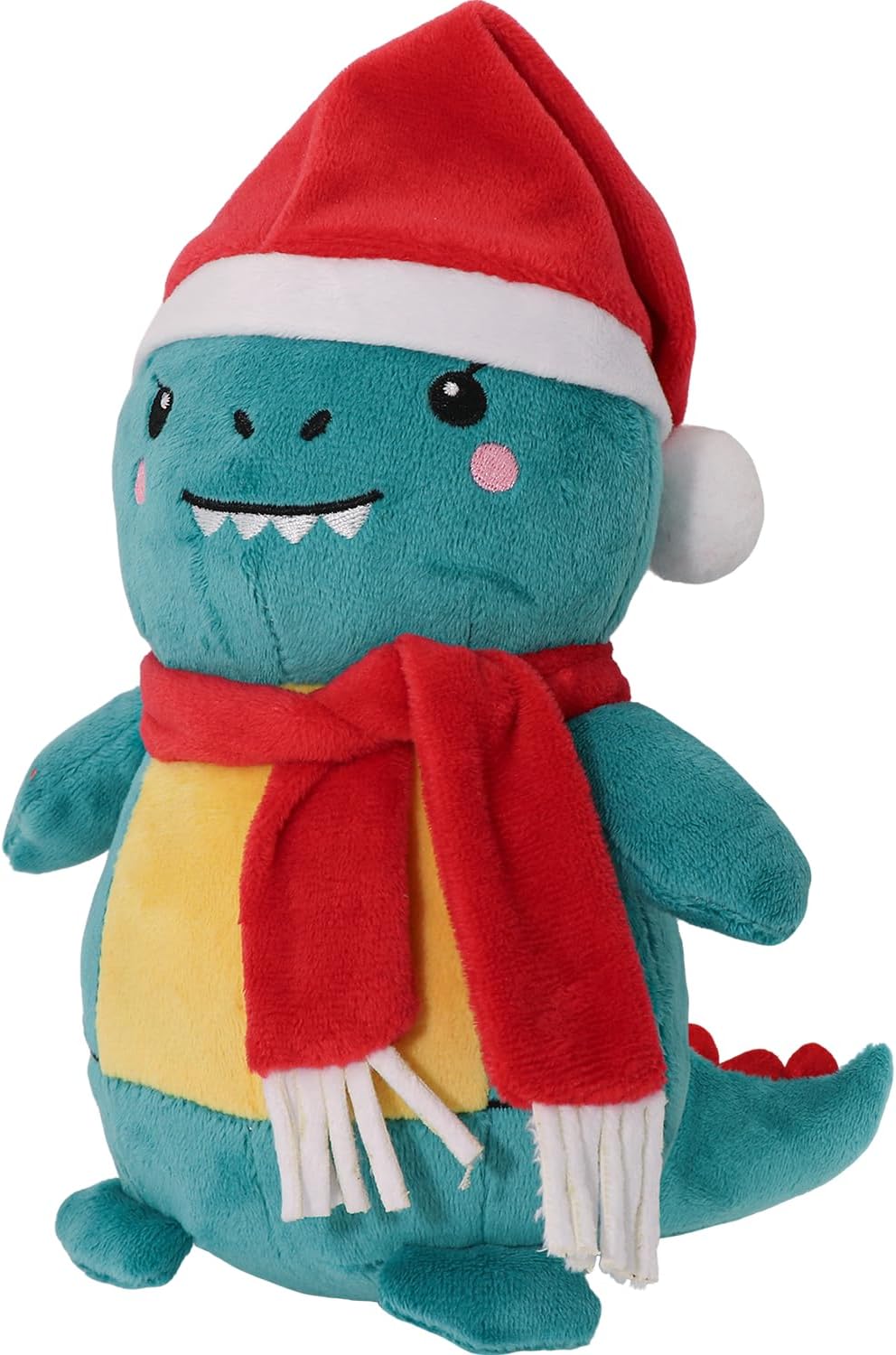 Christmas Dinosaur Plush,Dinosaur Stuffed Animals Toys,Christmas Stuffed Animal Soft Dino Plushie Birthday Gifts for Kids Girls Boys