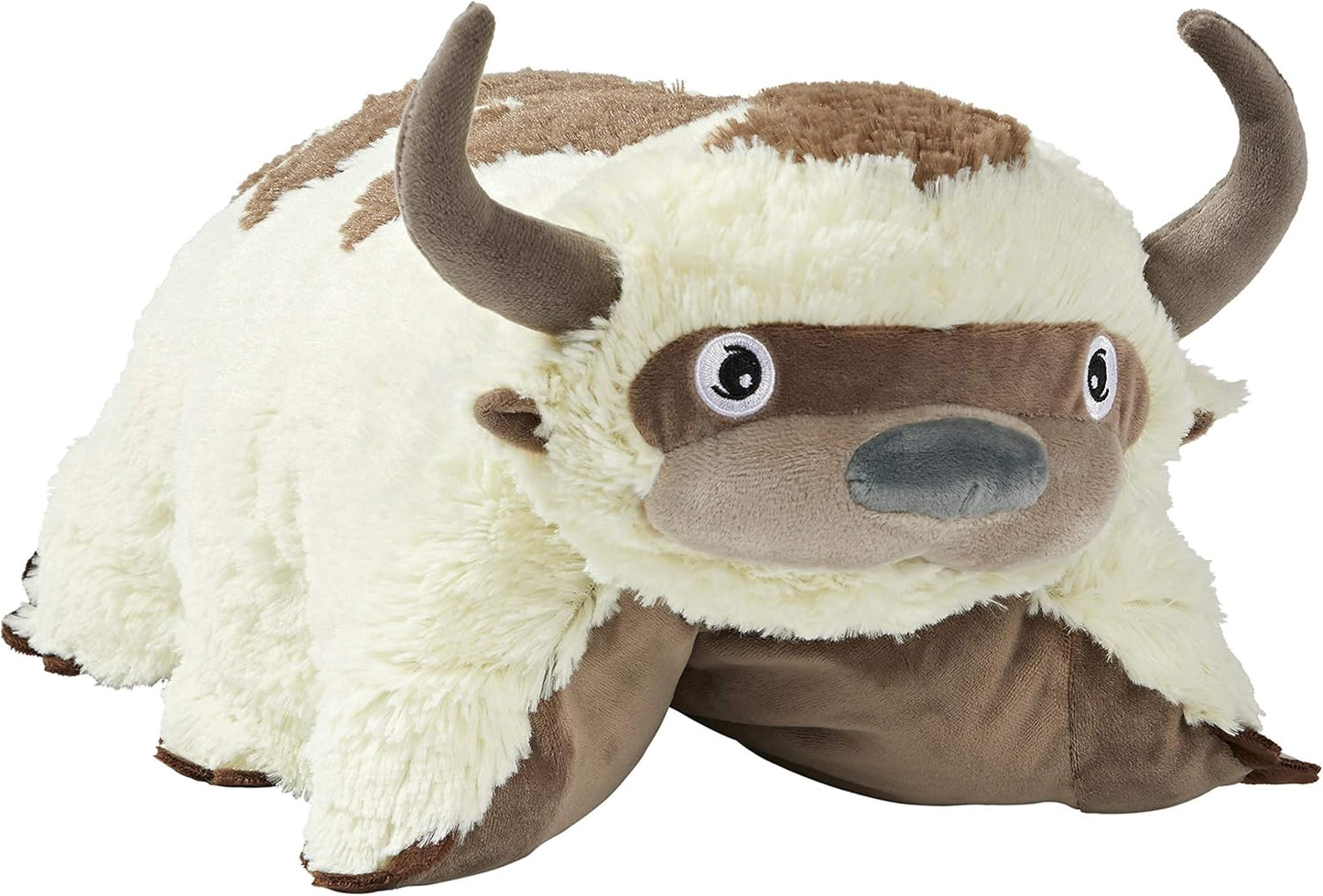 Pillow Pets 16” Appa Stuffed Animal, Nickelodeon Avatar The Last Airbender Plush Toy, White