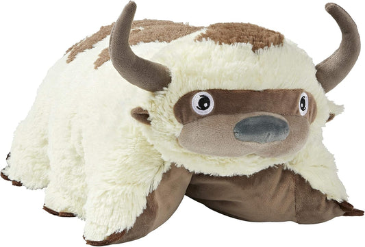 Pillow Pets 16” Appa Stuffed Animal, Nickelodeon Avatar The Last Airbender Plush Toy, White