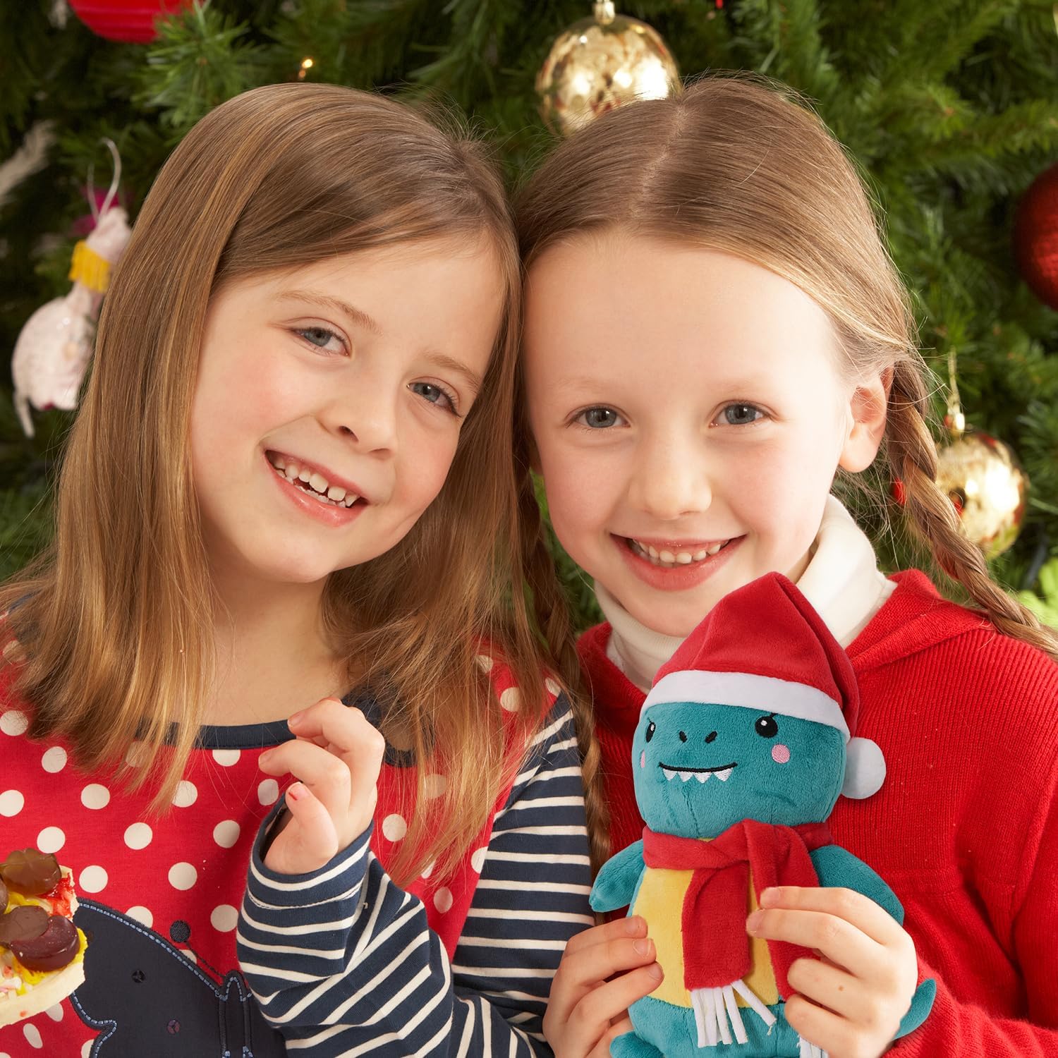 Christmas Dinosaur Plush,Dinosaur Stuffed Animals Toys,Christmas Stuffed Animal Soft Dino Plushie Birthday Gifts for Kids Girls Boys