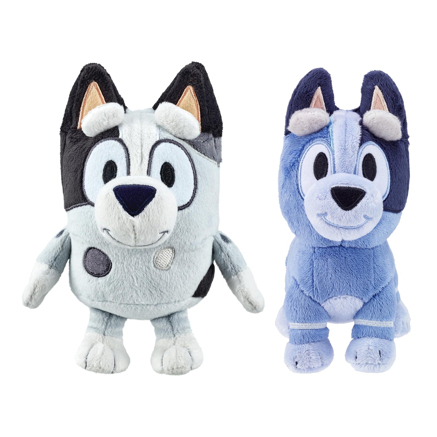 Bluey Heeler Family Stuffed Animal Set of 4, 7-8”, Soft, Bingo, Bandit, and Chilli Plush Figure Toys, Cuddly Plush Toys for Kids Ages 3+