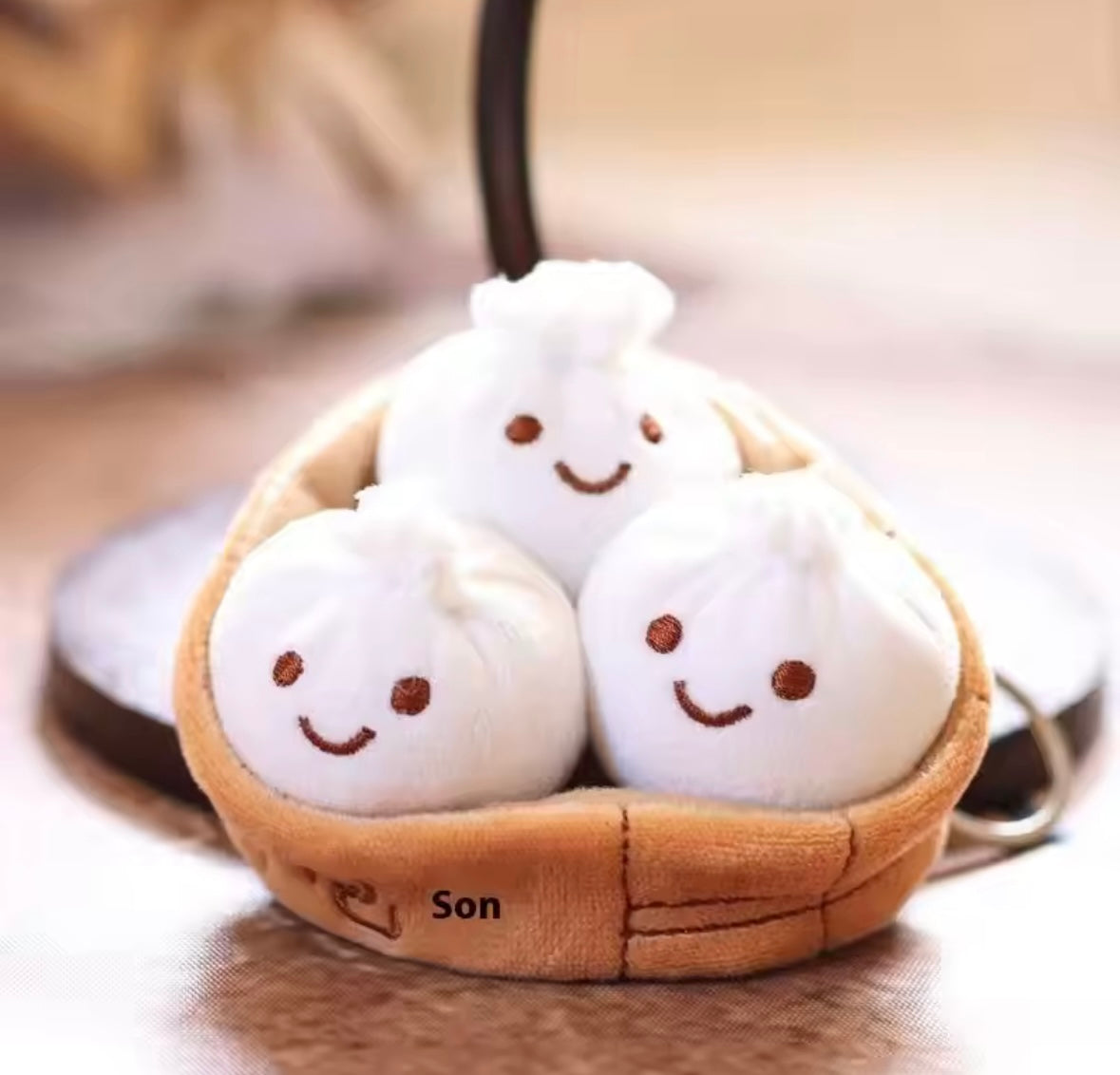 WHAT DO YOU MEME? Emotional Support Dumplings Keychain - Cuddly Plush Toys and Stuffed Animal Plushies, Cozy Gift Idea for Loved Ones