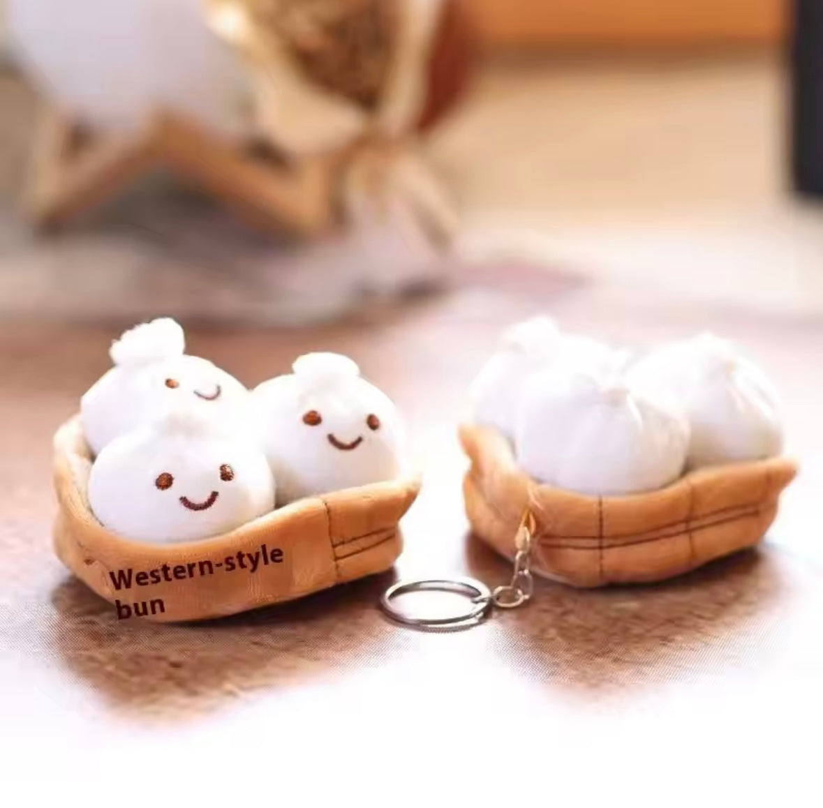 WHAT DO YOU MEME? Emotional Support Dumplings Keychain - Cuddly Plush Toys and Stuffed Animal Plushies, Cozy Gift Idea for Loved Ones