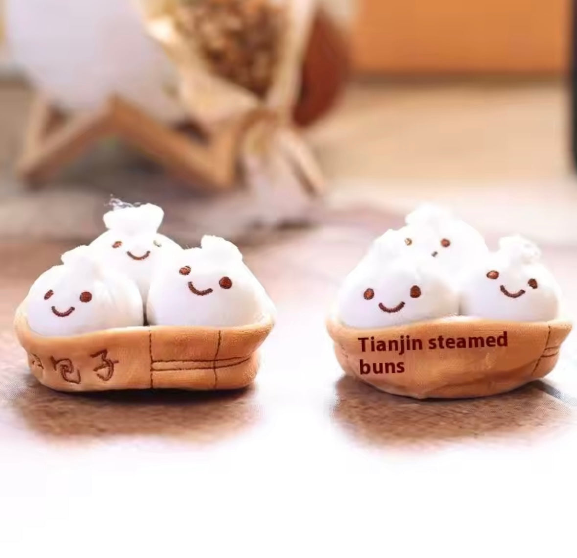 WHAT DO YOU MEME? Emotional Support Dumplings Keychain - Cuddly Plush Toys and Stuffed Animal Plushies, Cozy Gift Idea for Loved Ones