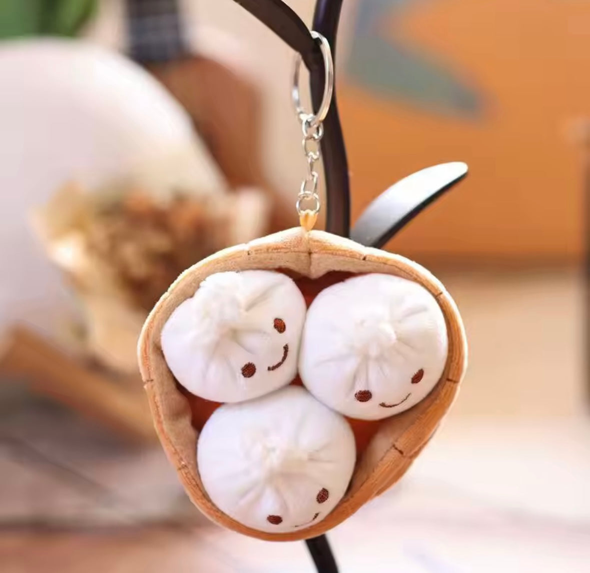 WHAT DO YOU MEME? Emotional Support Dumplings Keychain - Cuddly Plush Toys and Stuffed Animal Plushies, Cozy Gift Idea for Loved Ones