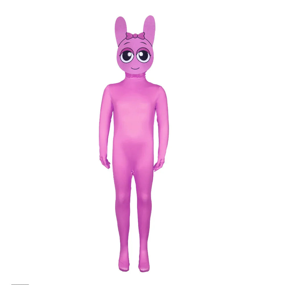 Sprunki Incredibox Cosplay Costume Kid Monster Horror Game Clothing Creative Christmas Adult Party Jumpsuits Clothes Gift
